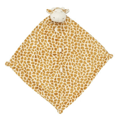 unisex gift, gender neutral tan giraffe security blanket, lovie soft baby toy