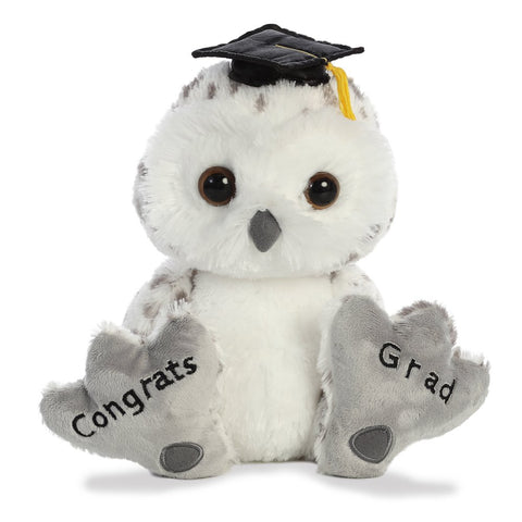 Aurora 10" Graduation Owl Plush Toy Taddle Toes