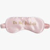 Cala Spa Solutions Lux Satin Sleep Mask, Do Not Disturb, Pink
