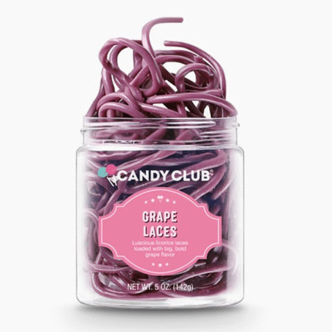Candy Club Gourmet Treats - Licorice Laces, Grape