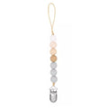 Handmade Universal Teether/Pacifier Clip - Earth Toned, Beaded