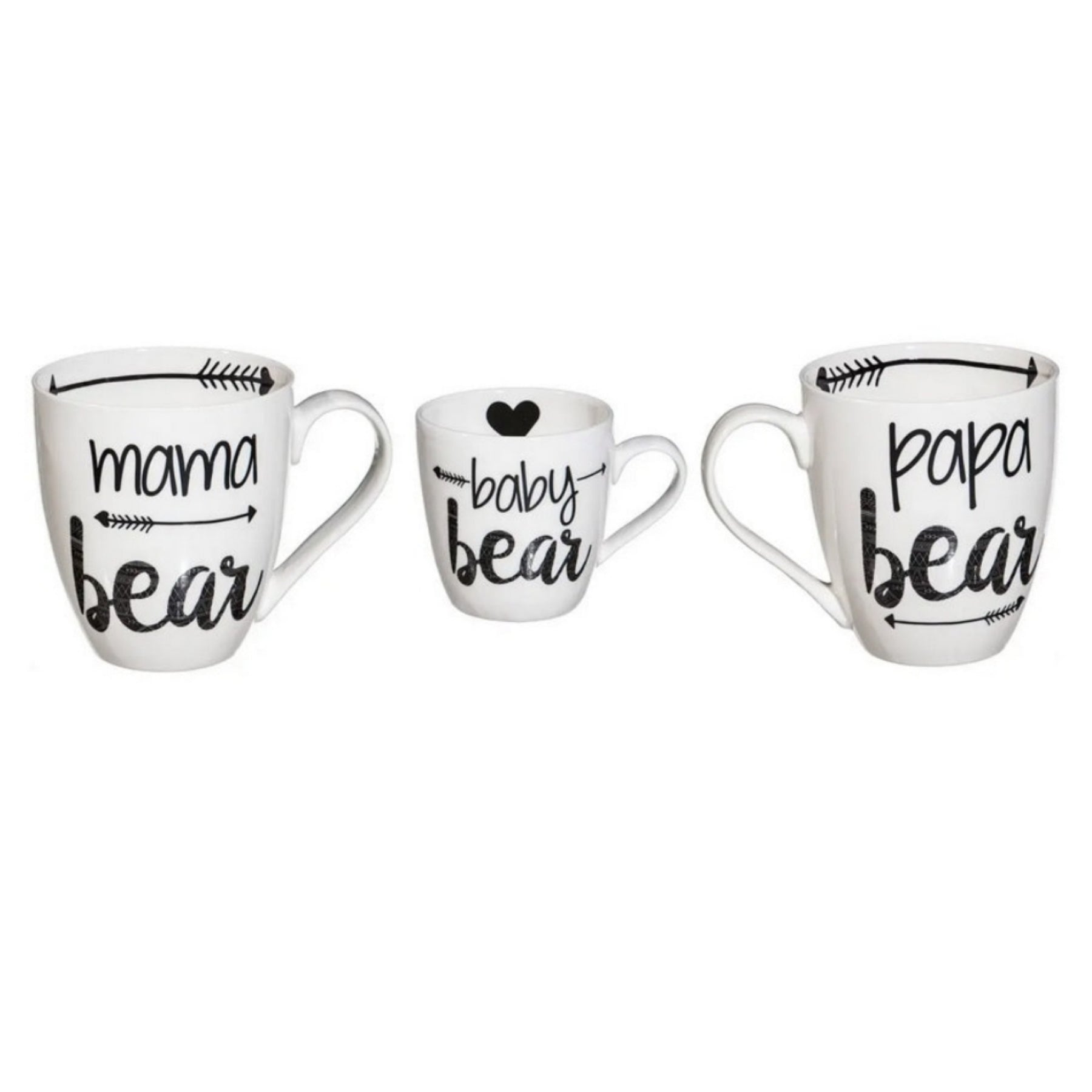  DEI Mama Papa Bear Mug, 20oz, Mulitcolor : Home & Kitchen
