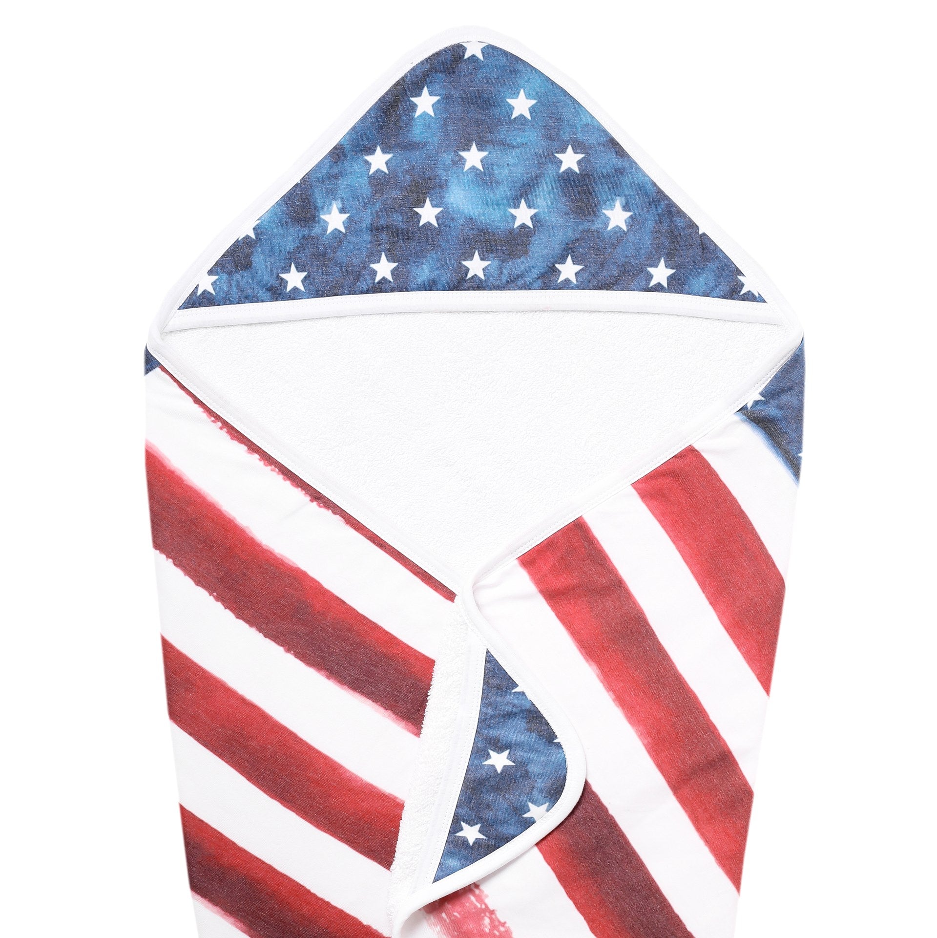 Copper Pearl Hooded Towel, 4th of July, Patriot Hooded Towel