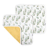 Copper Pearl Lux Security Blankets, 2 Pack, Green Fern 
