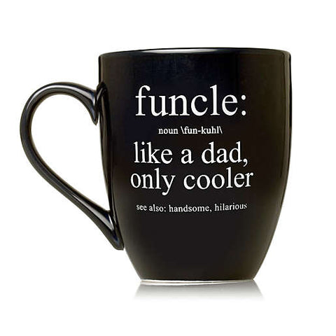 Pearhead Cup Gift - Funcle, Like a Dad Only Cooler (Navy)