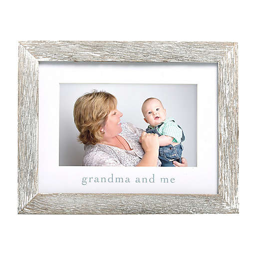 Grandma and Me Wooden Rustic Photo Frame, Sentiment Frame