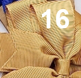 Grosgrain 3" Double Loop Bow Pony Tail Tie 2 PC Set (CLICK TO SELECT COLORS)