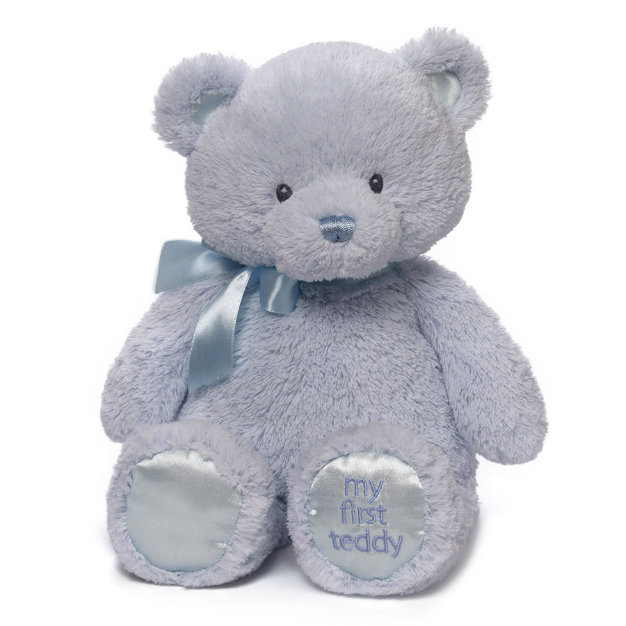 Gund, My 1st Teddy Bear Plush Toy, 16-18 - Baby Blue – Bubble Belly moms, babies