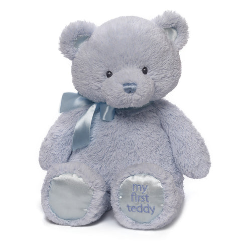 Gund, My 1st Teddy Bear Plush Toy, 16"-18" - Baby Blue