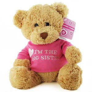 Gund - I'm The Big Sister T-Shirt Teddy Bear, 12"