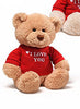 Honey Teddy Bear, Red I Love You T-Shirt Message
