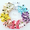 Handmade non-slip 3" hair bows for kids, matte/glitter/satin, different colors