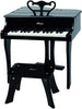 Hape Eco-Sustainable Wooden Baby Grand Piano - Classic Black