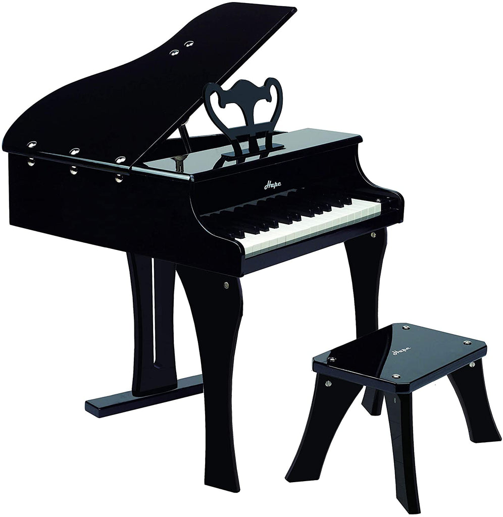 Hape Wooden Baby Grand Piano - Classic Black