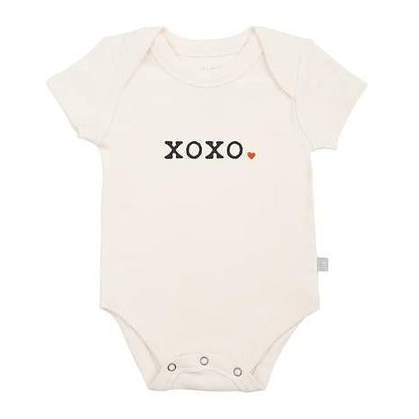 Organic Cotton Snap Bodysuit, Finn & Emma, XOXO