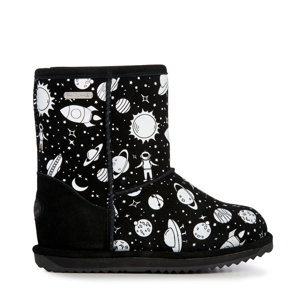 EMU Australia Outer Space Brumpy Booties, Black, Kids