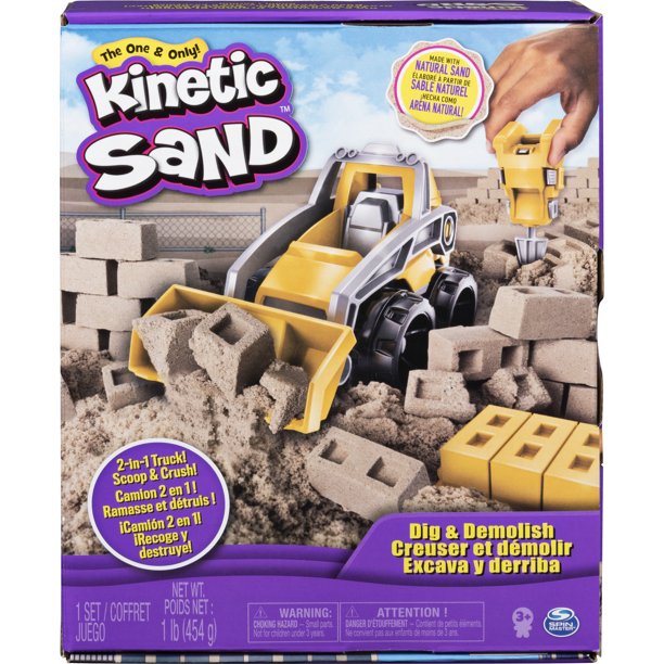 Kinetic Sand - Dig & Demolish Construction Site (1 lb)