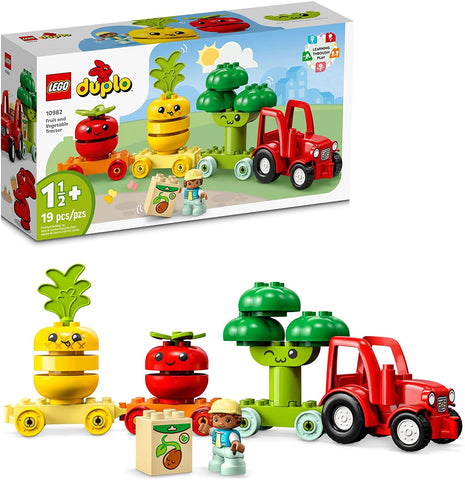 LEGO DUPLO Fruit and Vegetable Tractor, 19pcs, 1.5 yr+