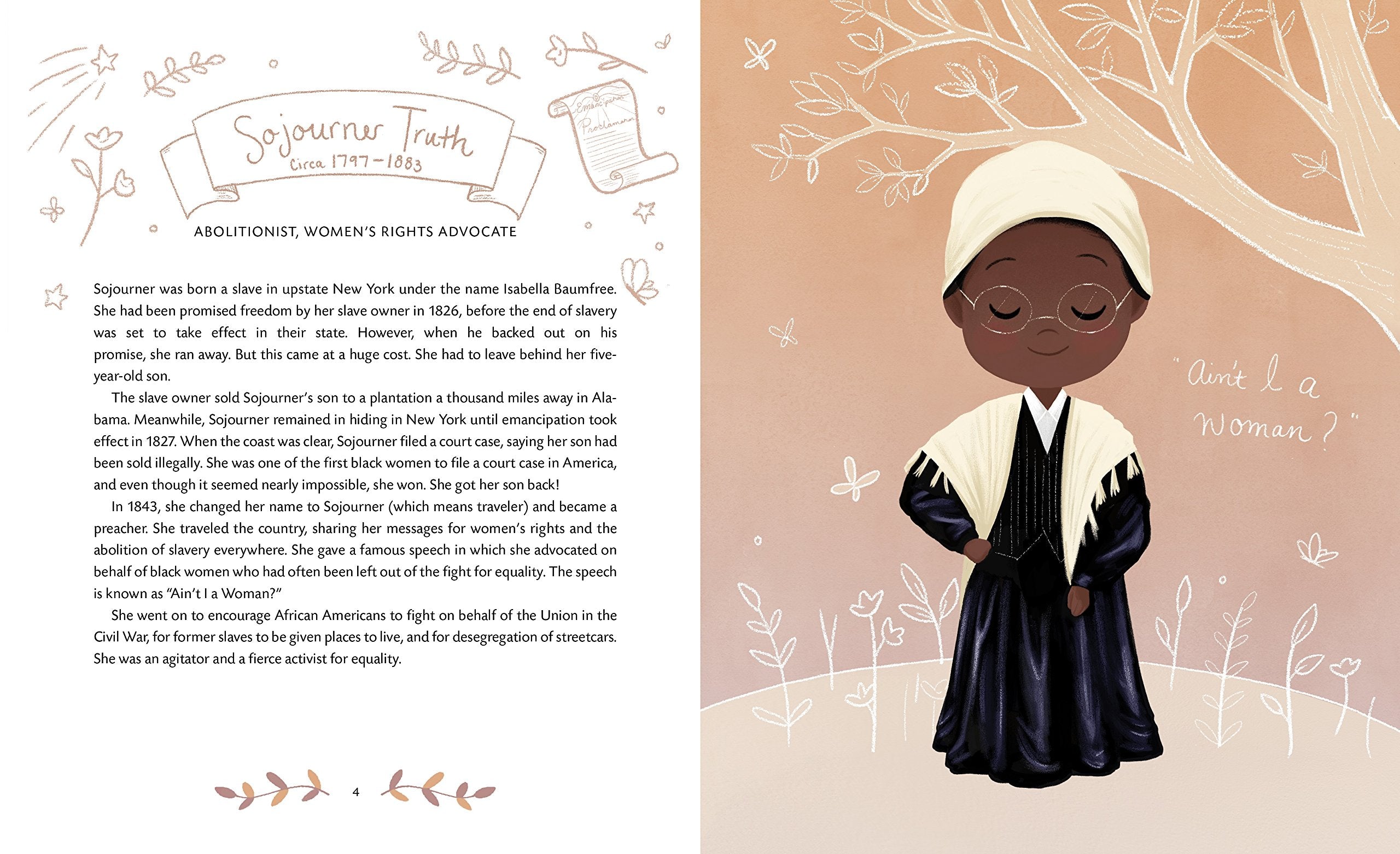 Little Leaders Bold Women in Black History, Board Book, Page
