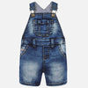 Mayoral toddler boys denim short overalls, style# 1688, medium blue