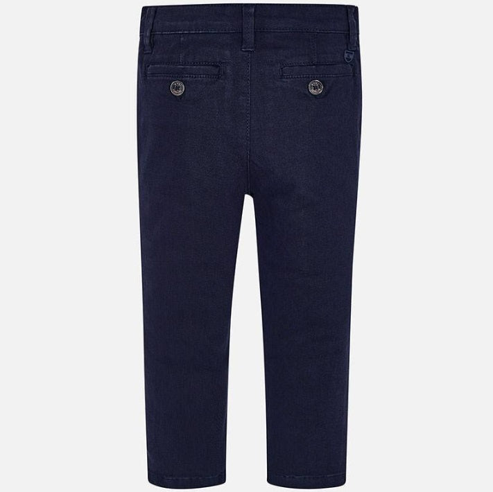 513 Mayoral Boys Chinos, Adjustable Waist Trousers, Navy