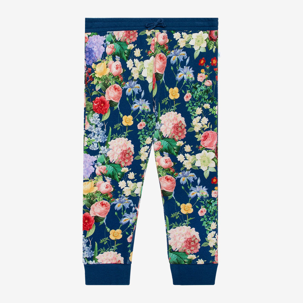 Posh Peanut Sweat Jogger Bottoms - Carmen Blue Floral