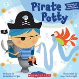 Book - Pirate Potty Book w/Stickers & Pirate Hat