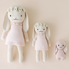 Cuddle+Kind Heirloom Hand-Knit Dolls, Baby Animals, Baby Bunny Rose
