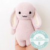Cuddle+Kind Heirloom Hand-Knit Dolls, Baby Animals, Baby Bunny Lilac