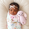 Cuddle+Kind Heirloom Hand-Knit Dolls, Baby Animals, Baby Bunny Lilac