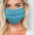 Face Masks, Washable, Reusable, Tween/Adult Size - Solid Teal