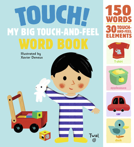 Book - My Big Touch and Feel Word Book, Twirl French Publisher