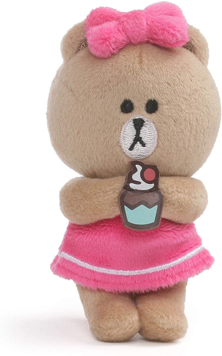 Brown and friends A Day With Friends plush blind box, Choco with cake