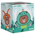 Brown bear in costumes plush blind box, box