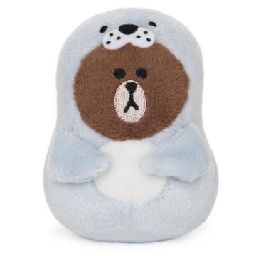 Brown bear in costumes plush blind box, seal costume