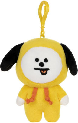 BT21 plush backpack bag clip, CHIMMY, side view
