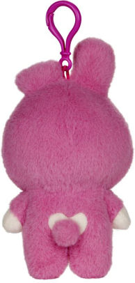 BT21 plush backpack bag clip, COOKY, back view