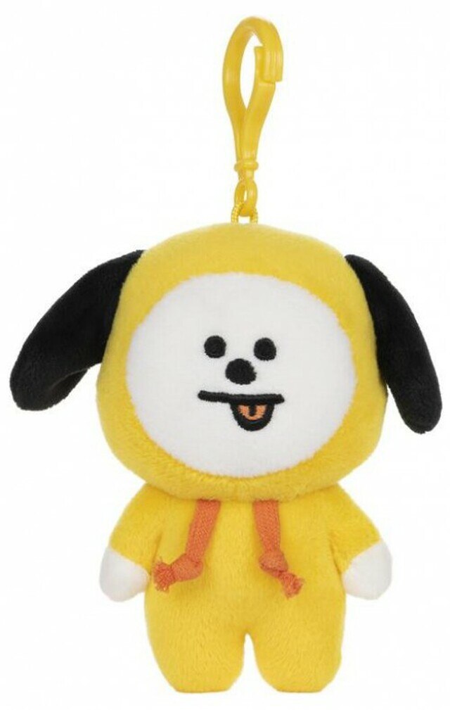 BT21 LIMITED EDITION! Official Line Friends 4"-6" Backpack Bag Clip, Chimmy Puppy