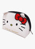 Hello Kitty x The Creme Shop Zippered Leatherette Makeup & Everything Bag, White