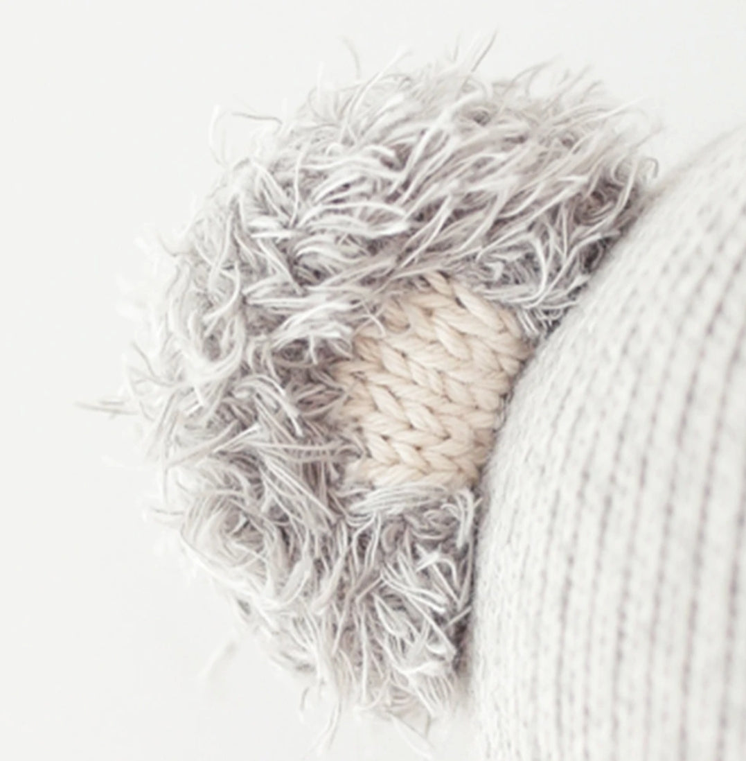 Cuddle+Kind hand-knit doll, Claire the Koala, fur detail
