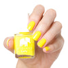 ella + mila cruelty-free natural, perfect for summer kid-friendly nail polish, vibrant sunburst yellow