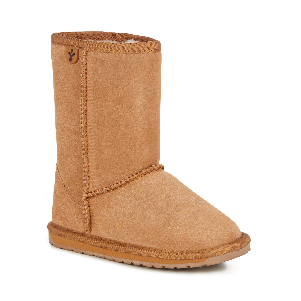Chestnut Water Resistant Wallaby Lo Teens Booties, EMU Australia