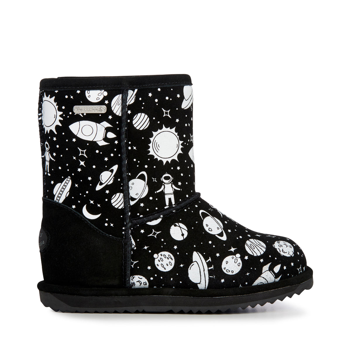 EMU Australia Outer Space Brumby glow boots, side view