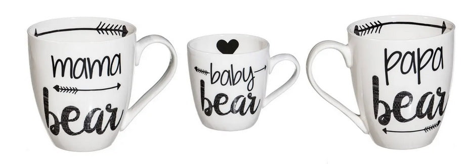  Young's Novelty Papa Bear & Mama Bear 20oz Mug Set : Home &  Kitchen