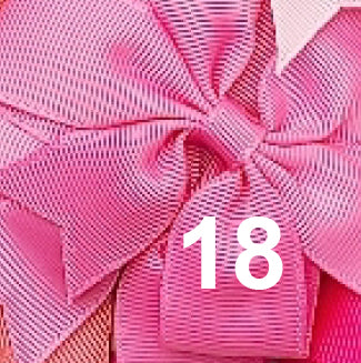 Grosgrain double loop bow ponytail ties, view 20