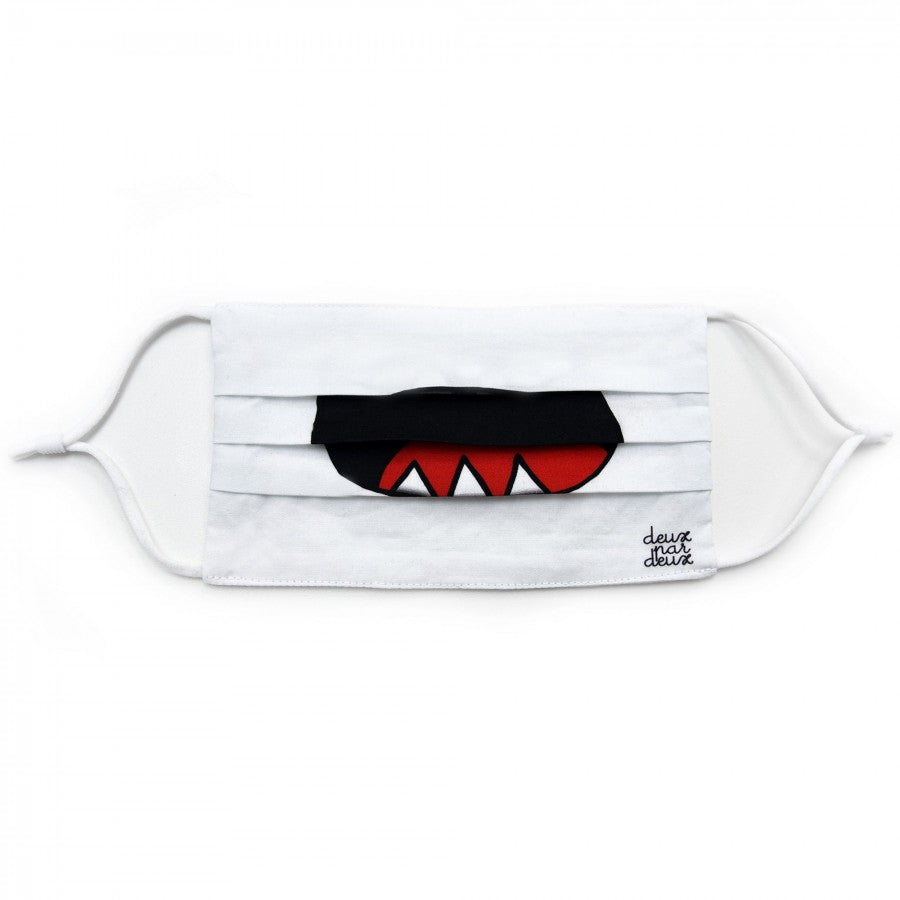 Kids Face Mask, Washable, Reusable, 3 Layer - Shark