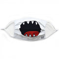 Deux par Deux kids shark face mask, front view