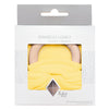 Kyte Baby Bamboo Lovey Blankie w/Removable Beechwood Teething Ring - Daffodil Yellow