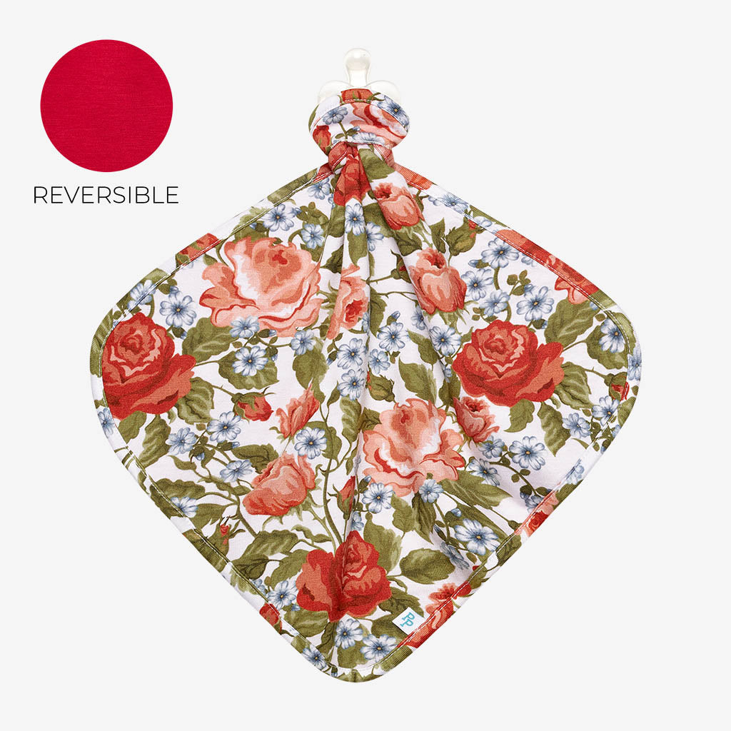 Posh Peanut Patoo blanket and lovey set, Alma rose, lovey