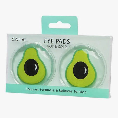 Cala Spa Solutions Beauty Reset Hot/Cold Reusable Eye Pads, Avocado
